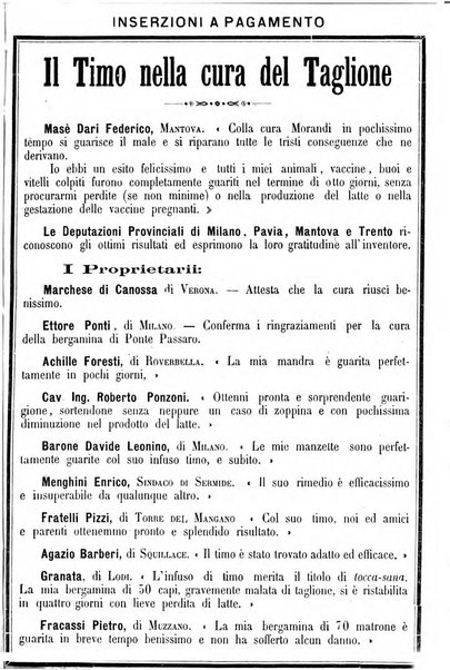 La clinica veterinaria rivista di medicina e chirurgia pratica degli animali domestici