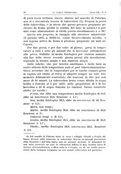 La clinica veterinaria rivista di medicina e chirurgia pratica degli animali domestici