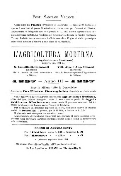 La clinica veterinaria rivista di medicina e chirurgia pratica degli animali domestici