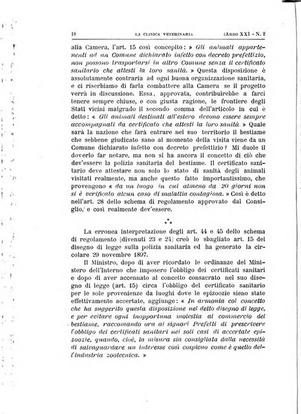 La clinica veterinaria rivista di medicina e chirurgia pratica degli animali domestici