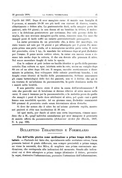 La clinica veterinaria rivista di medicina e chirurgia pratica degli animali domestici