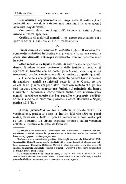 La clinica veterinaria rivista di medicina e chirurgia pratica degli animali domestici