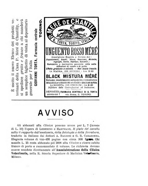 La clinica veterinaria rivista di medicina e chirurgia pratica degli animali domestici