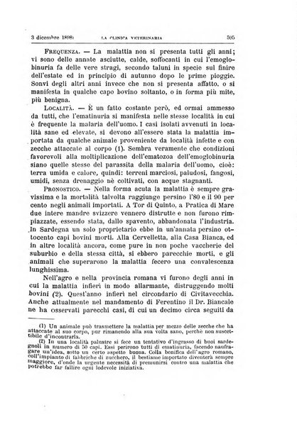 La clinica veterinaria rivista di medicina e chirurgia pratica degli animali domestici