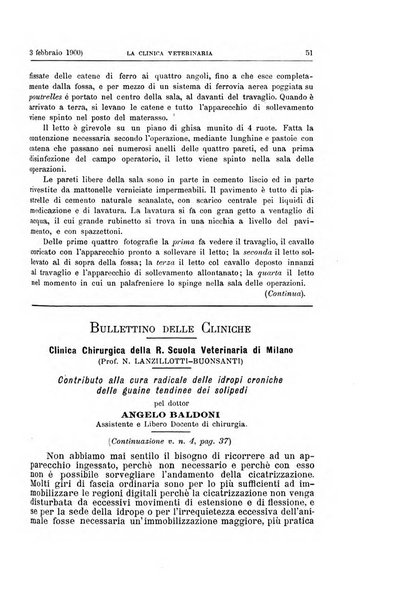 La clinica veterinaria rivista di medicina e chirurgia pratica degli animali domestici