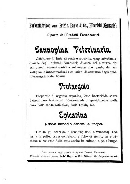 La clinica veterinaria rivista di medicina e chirurgia pratica degli animali domestici