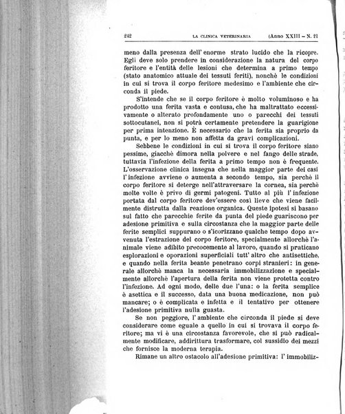 La clinica veterinaria rivista di medicina e chirurgia pratica degli animali domestici