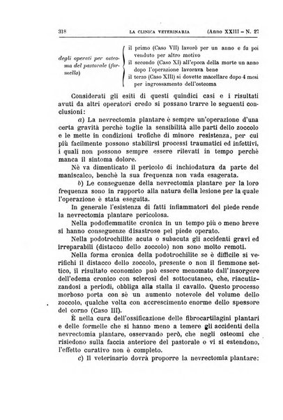 La clinica veterinaria rivista di medicina e chirurgia pratica degli animali domestici