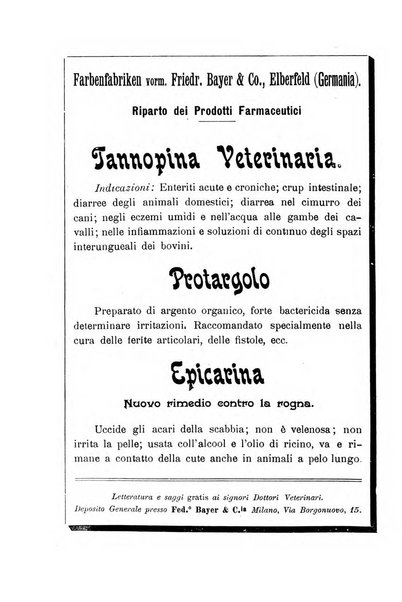 La clinica veterinaria rivista di medicina e chirurgia pratica degli animali domestici