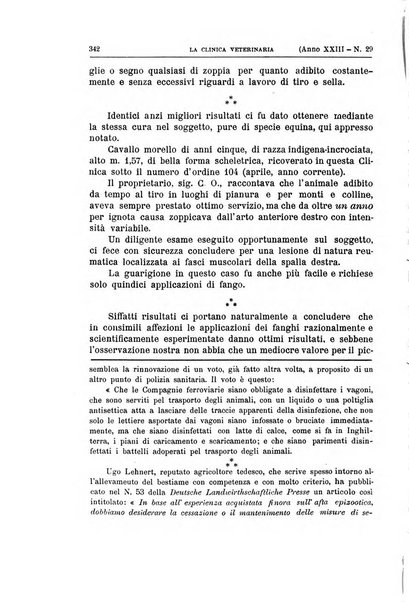 La clinica veterinaria rivista di medicina e chirurgia pratica degli animali domestici