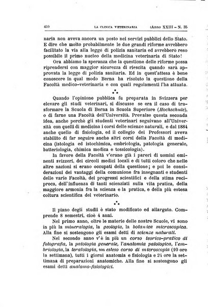 La clinica veterinaria rivista di medicina e chirurgia pratica degli animali domestici