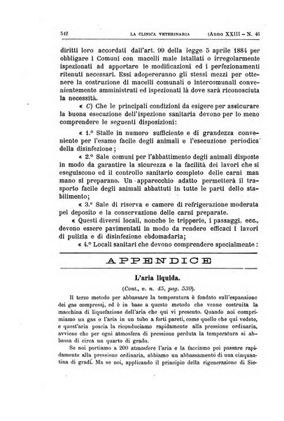 La clinica veterinaria rivista di medicina e chirurgia pratica degli animali domestici