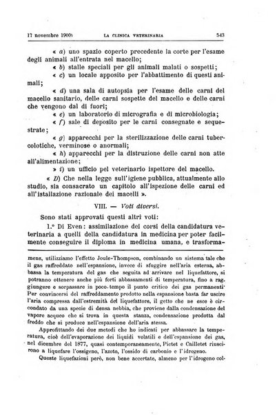 La clinica veterinaria rivista di medicina e chirurgia pratica degli animali domestici