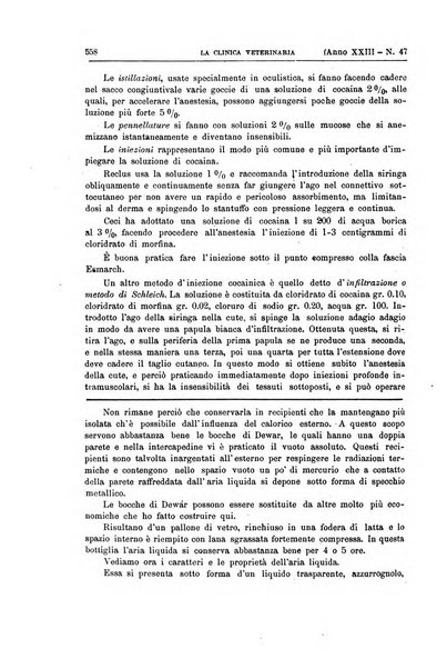 La clinica veterinaria rivista di medicina e chirurgia pratica degli animali domestici