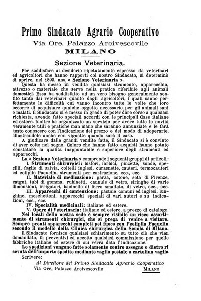 La clinica veterinaria rivista di medicina e chirurgia pratica degli animali domestici