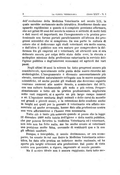 La clinica veterinaria rivista di medicina e chirurgia pratica degli animali domestici