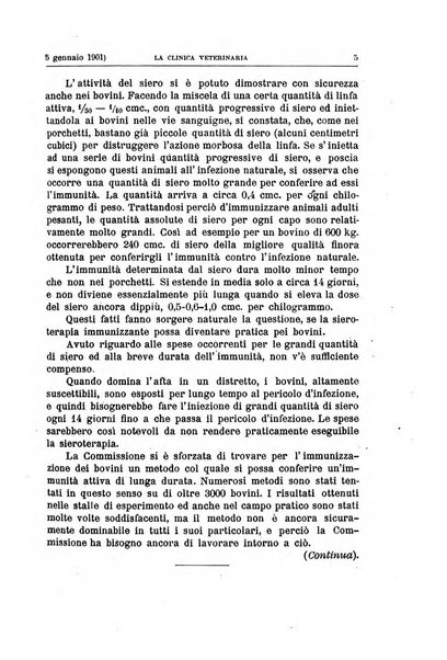 La clinica veterinaria rivista di medicina e chirurgia pratica degli animali domestici