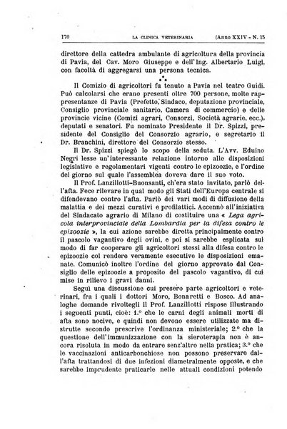 La clinica veterinaria rivista di medicina e chirurgia pratica degli animali domestici