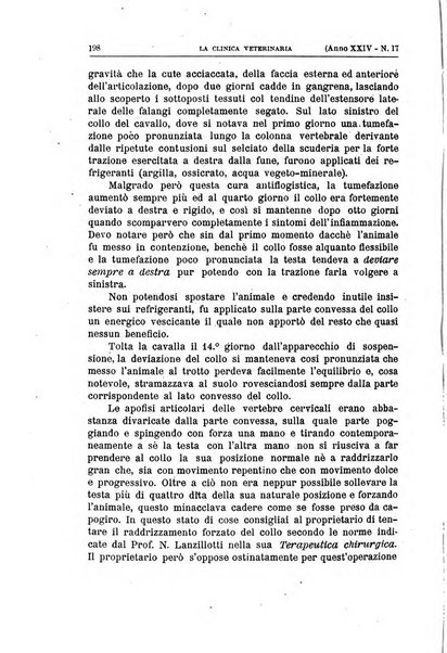 La clinica veterinaria rivista di medicina e chirurgia pratica degli animali domestici