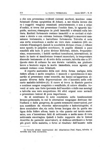 La clinica veterinaria rivista di medicina e chirurgia pratica degli animali domestici