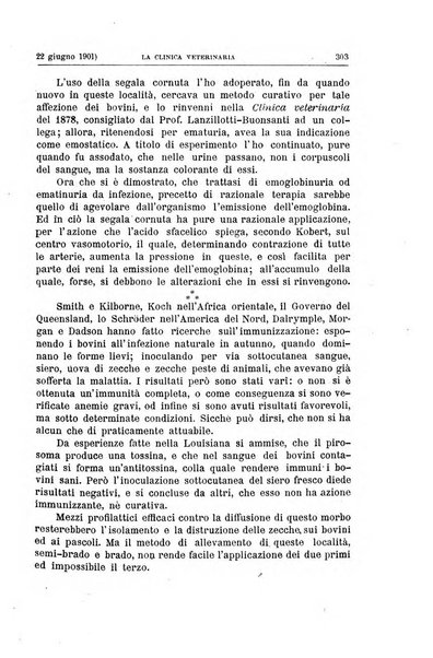 La clinica veterinaria rivista di medicina e chirurgia pratica degli animali domestici