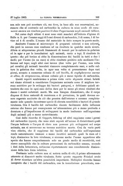 La clinica veterinaria rivista di medicina e chirurgia pratica degli animali domestici