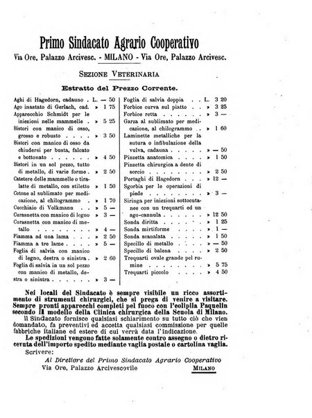 La clinica veterinaria rivista di medicina e chirurgia pratica degli animali domestici