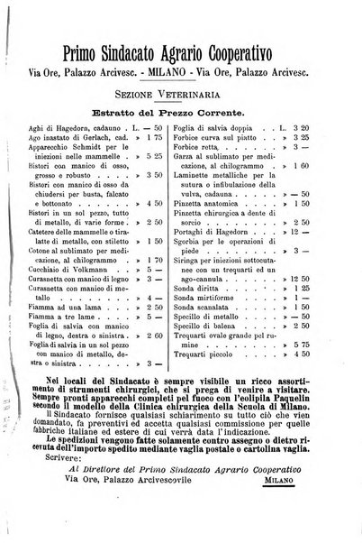 La clinica veterinaria rivista di medicina e chirurgia pratica degli animali domestici