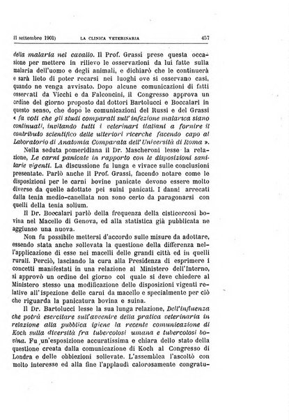 La clinica veterinaria rivista di medicina e chirurgia pratica degli animali domestici