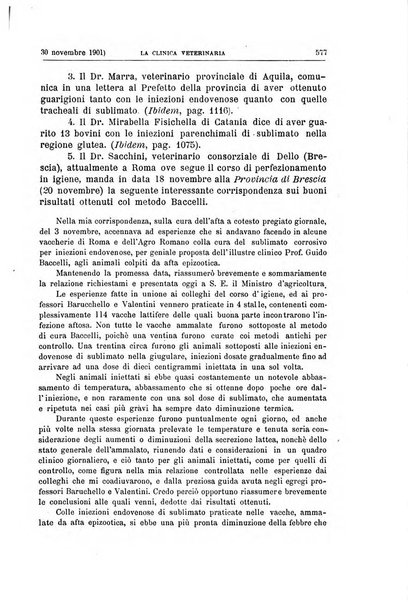 La clinica veterinaria rivista di medicina e chirurgia pratica degli animali domestici