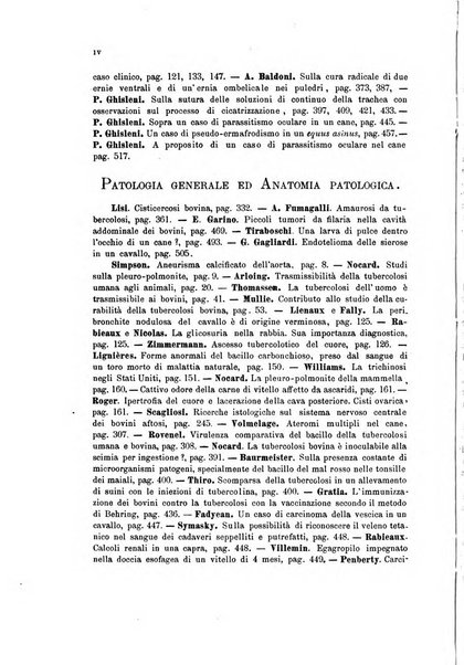 La clinica veterinaria rivista di medicina e chirurgia pratica degli animali domestici