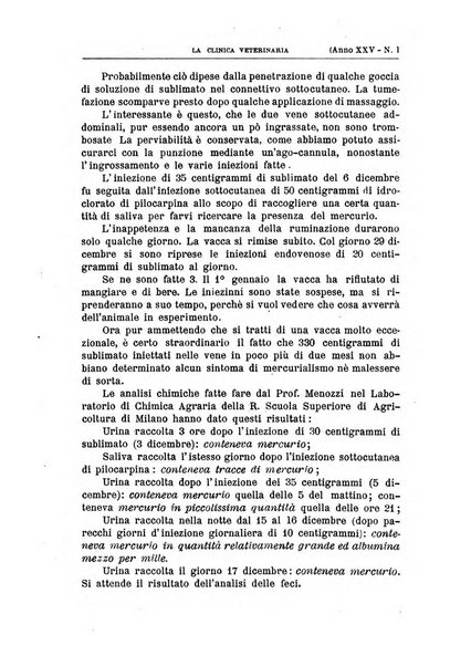 La clinica veterinaria rivista di medicina e chirurgia pratica degli animali domestici