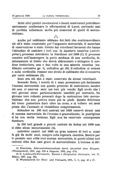 La clinica veterinaria rivista di medicina e chirurgia pratica degli animali domestici