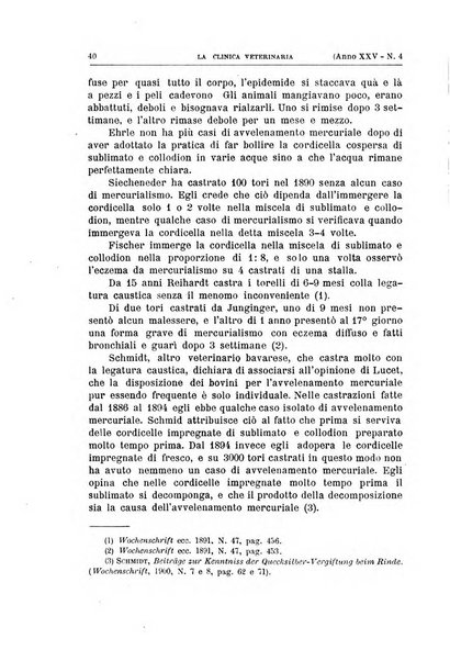 La clinica veterinaria rivista di medicina e chirurgia pratica degli animali domestici