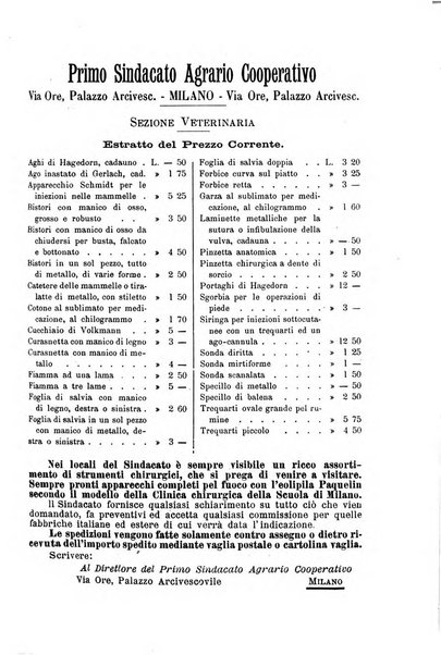 La clinica veterinaria rivista di medicina e chirurgia pratica degli animali domestici