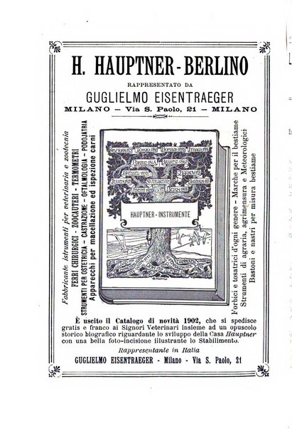 La clinica veterinaria rivista di medicina e chirurgia pratica degli animali domestici