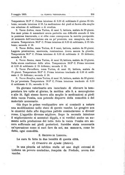 La clinica veterinaria rivista di medicina e chirurgia pratica degli animali domestici