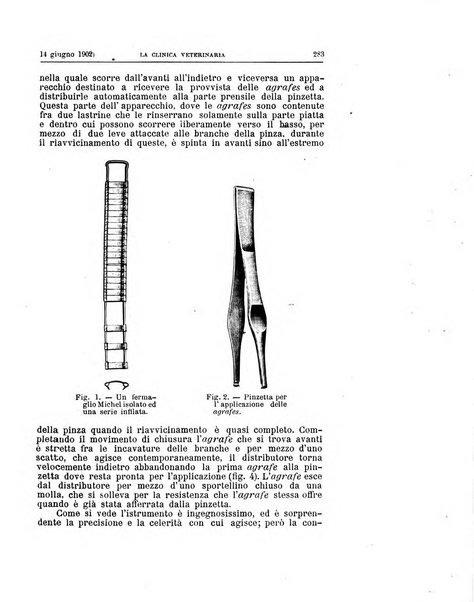 La clinica veterinaria rivista di medicina e chirurgia pratica degli animali domestici