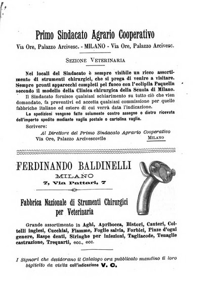 La clinica veterinaria rivista di medicina e chirurgia pratica degli animali domestici