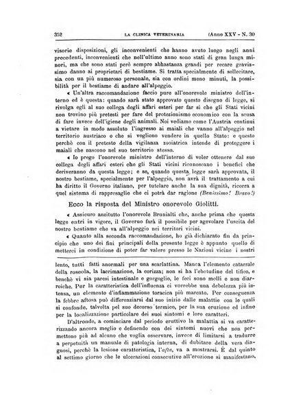 La clinica veterinaria rivista di medicina e chirurgia pratica degli animali domestici