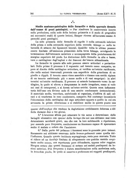 La clinica veterinaria rivista di medicina e chirurgia pratica degli animali domestici