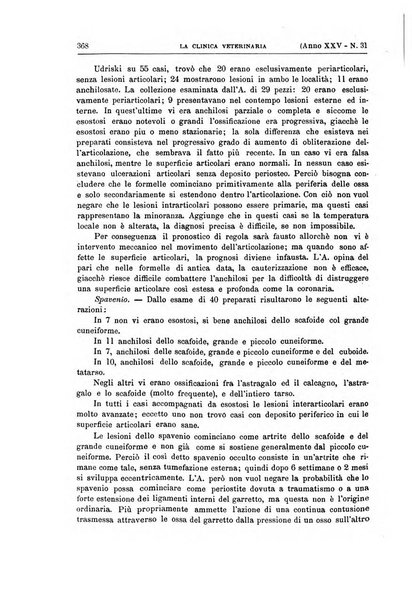 La clinica veterinaria rivista di medicina e chirurgia pratica degli animali domestici