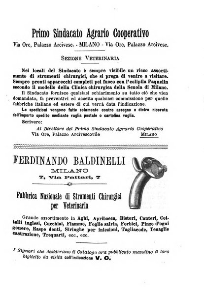 La clinica veterinaria rivista di medicina e chirurgia pratica degli animali domestici