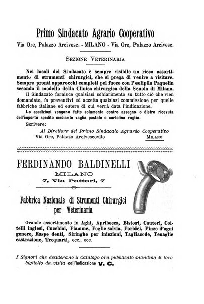 La clinica veterinaria rivista di medicina e chirurgia pratica degli animali domestici