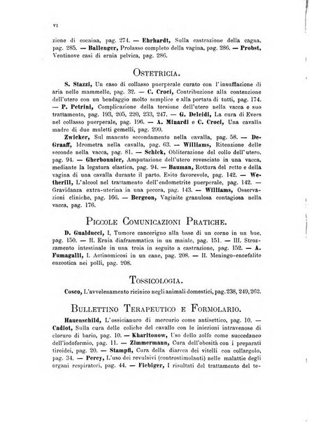 La clinica veterinaria rivista di medicina e chirurgia pratica degli animali domestici