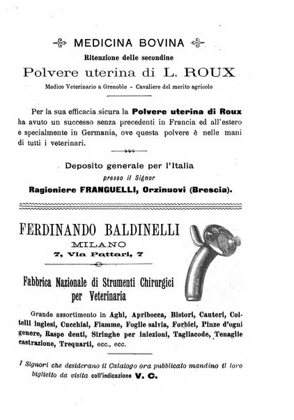 La clinica veterinaria rivista di medicina e chirurgia pratica degli animali domestici