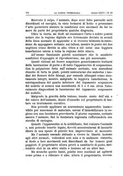 La clinica veterinaria rivista di medicina e chirurgia pratica degli animali domestici