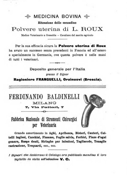 La clinica veterinaria rivista di medicina e chirurgia pratica degli animali domestici