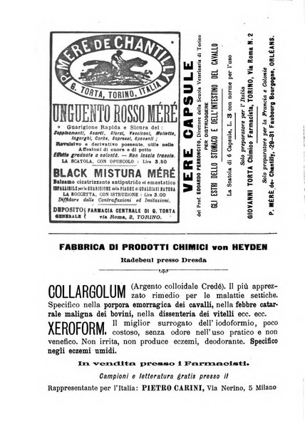 La clinica veterinaria rivista di medicina e chirurgia pratica degli animali domestici