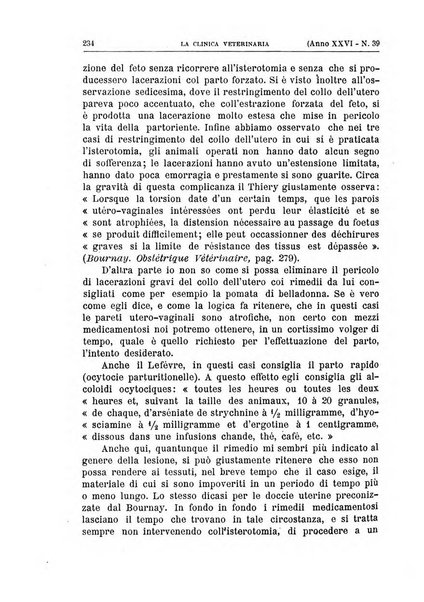 La clinica veterinaria rivista di medicina e chirurgia pratica degli animali domestici